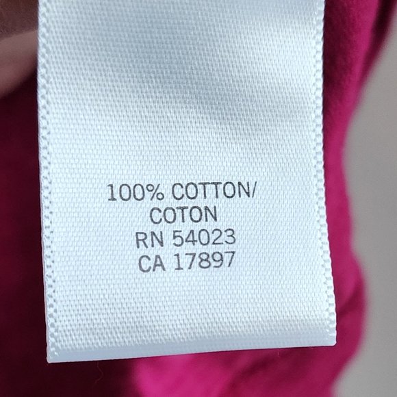 Banana Republic Cream/Magenta Scoop Neck Jersey Size Medium - Picture 8 of 16